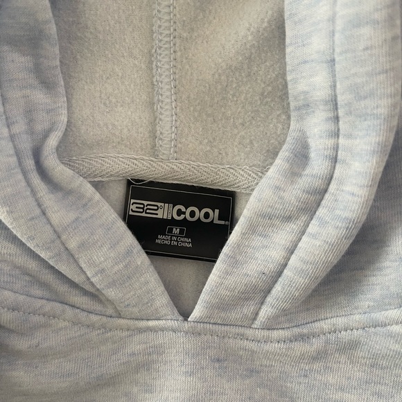 32 Degrees Cool Pullover Long Sleeve Kangaroo Pocket Hoodie Color Blue Size M - Picture 4 of 8
